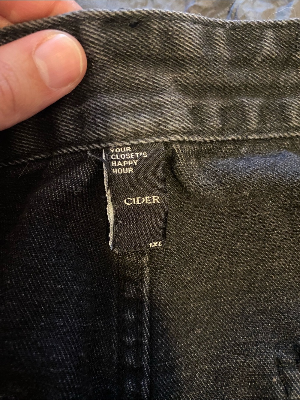 Black Cider Wide-Leg Cargo Utility Pants - Picture 2 of 7